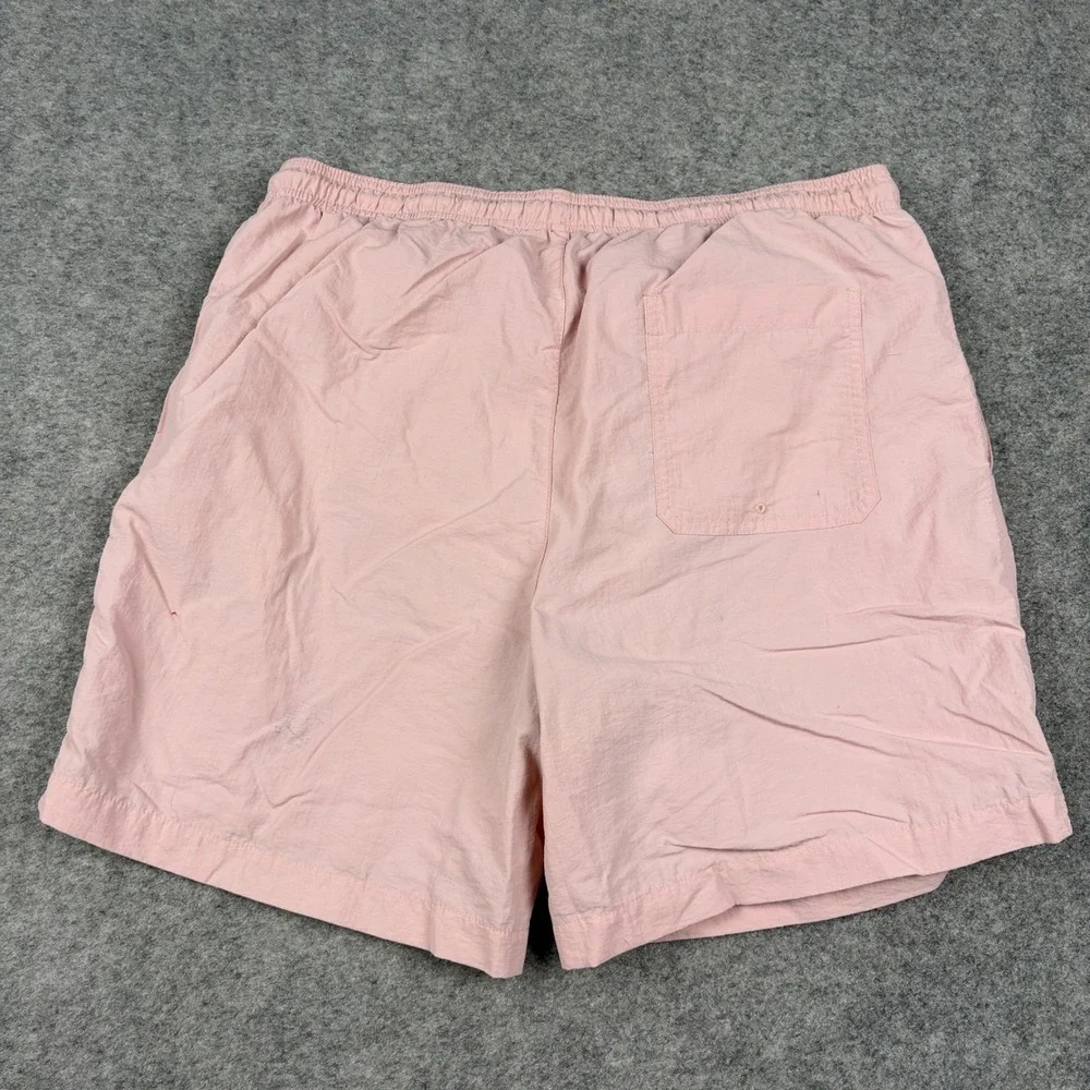 PacSun Swim Trunks Mens Large Pink Los Angeles‎ Graphic Mesh Lined Board Shorts
